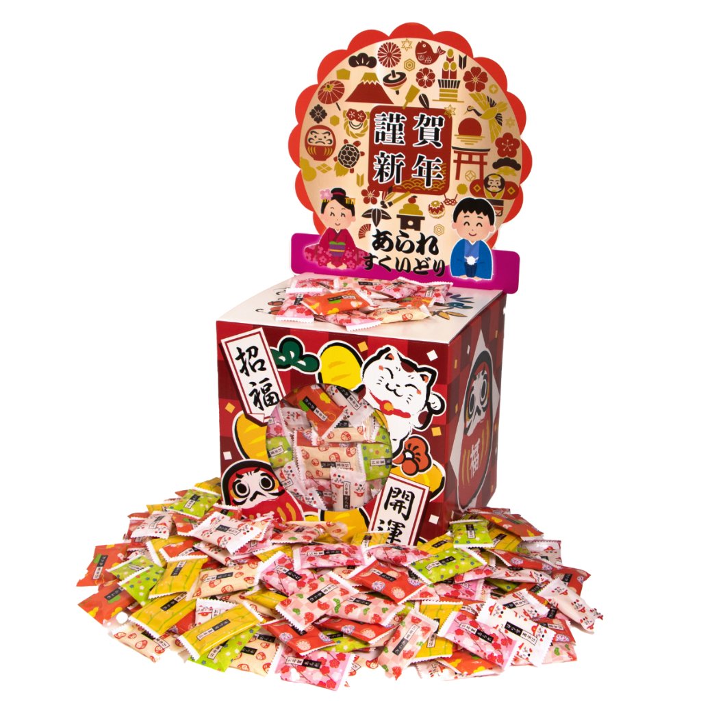 謹賀新年　お年賀あられすくいどり(約100人用)の画像