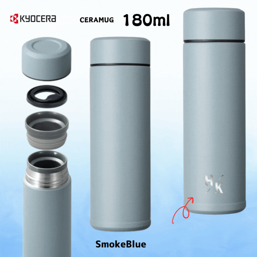京セラセラマグボトル180㎖ ブルーの画像
