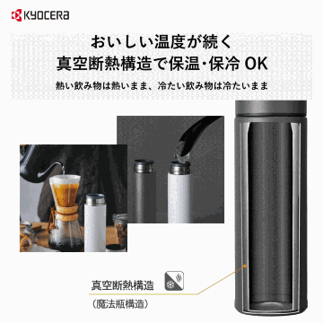 京セラセラマグ ボトル 300mlブルーの画像