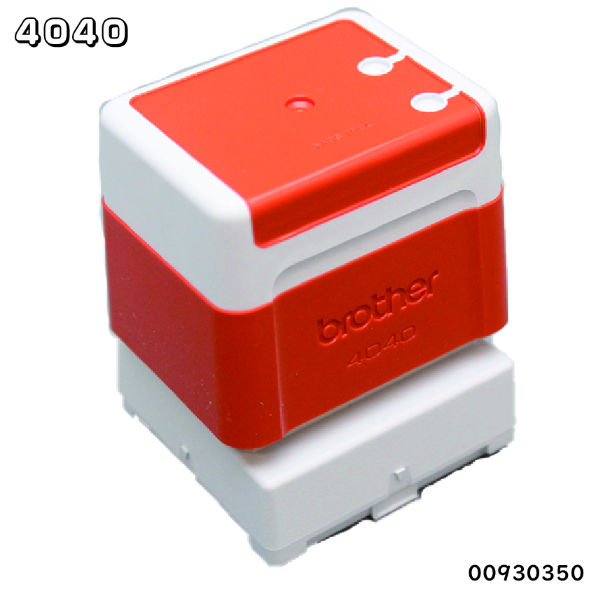 ブラザースタンプ(浸透印)4040サイズ　朱の画像