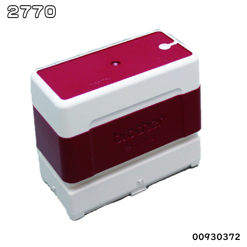 ブラザースタンプ(浸透印)2770サイズ　赤の画像