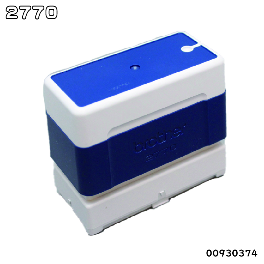 ブラザースタンプ(浸透印)2770サイズ　青の画像