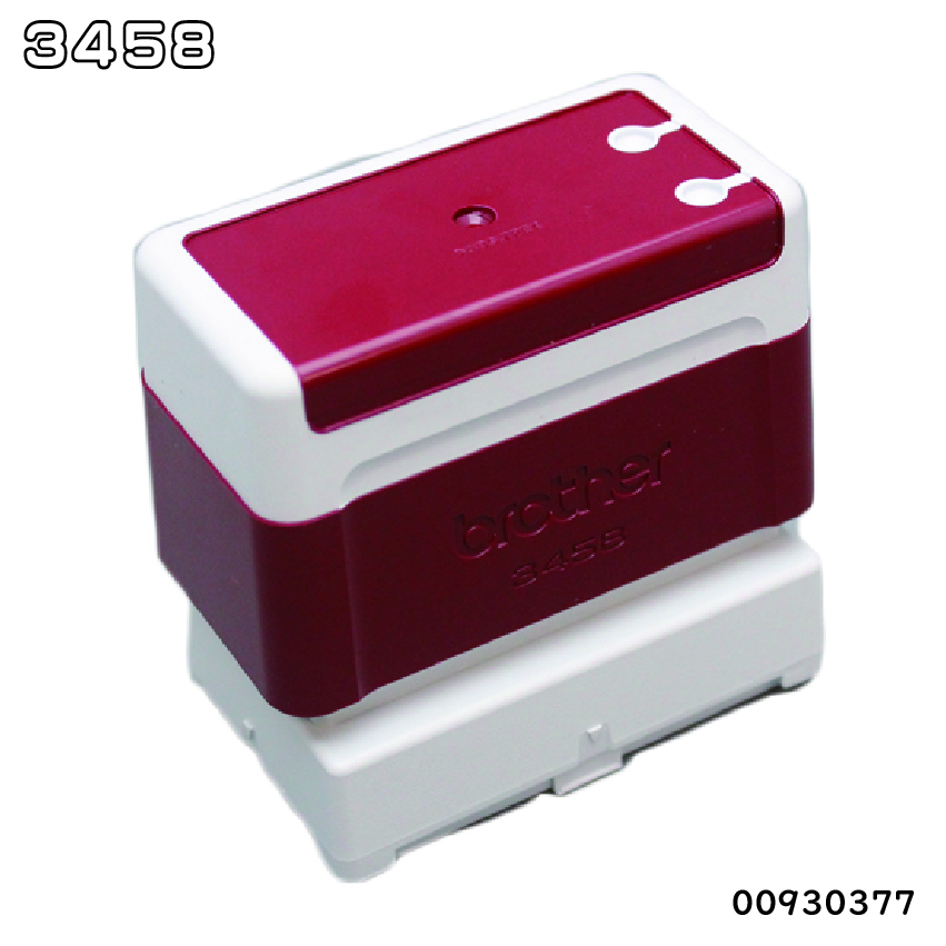 ブラザースタンプ(浸透印)3458サイズ　赤の画像