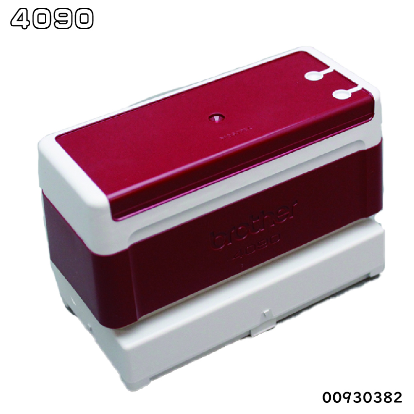 ブラザースタンプ(浸透印)4090サイズ　赤の画像
