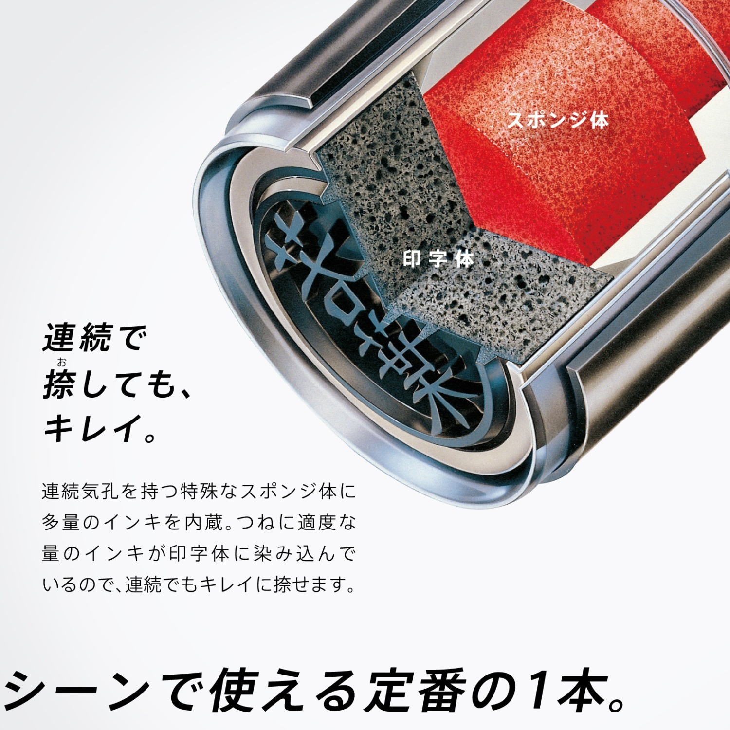 シヤチハタ　ネーム９ 【既製品】[印面サイズ]直径9.5mm [書体]楷書体 [インキ色]朱色 [既製品]2,100氏名 [準既製品]860氏名 [合計]2,960氏名の画像
