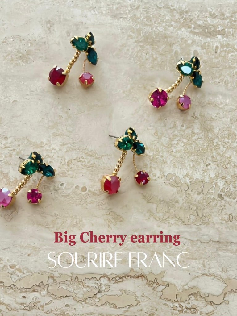 Big Cherry Earringの画像