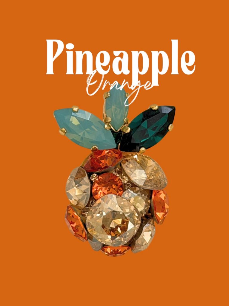 Sf Bijou Pineapple ブローチ(ペンダントトップにも）の画像