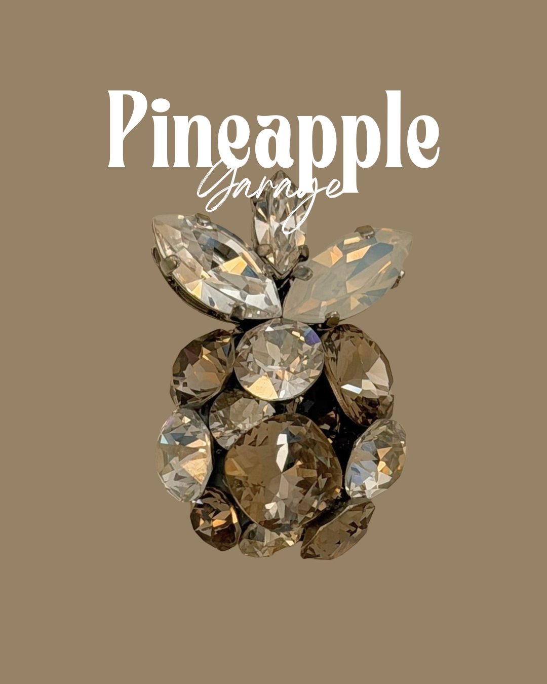 Sf Bijou Pineapple ブローチ(ペンダントトップにも）の画像