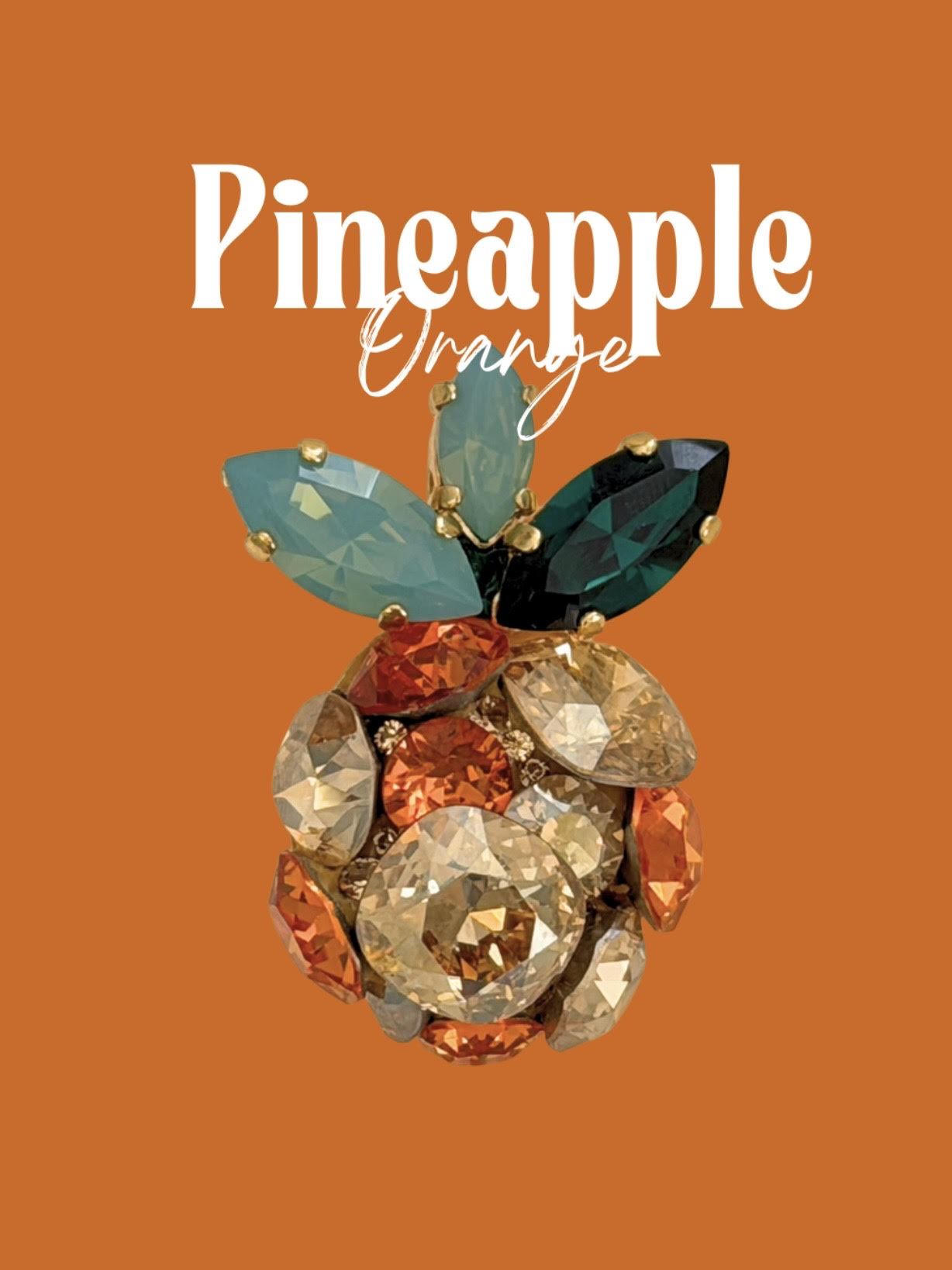 Sf Bijou Pineapple ブローチ(ペンダントトップにも）の画像