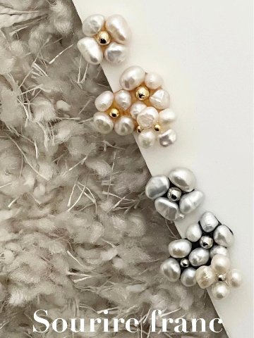 Sf KuRuKuRu flower ピアス・イヤリングの画像
