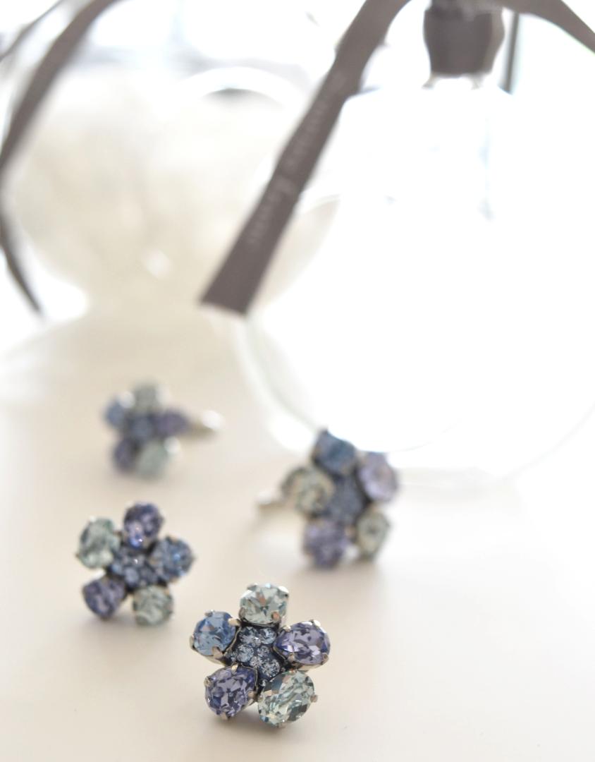 Sf Bijou fleur ビジューフラワー ブルーグラデーションの画像