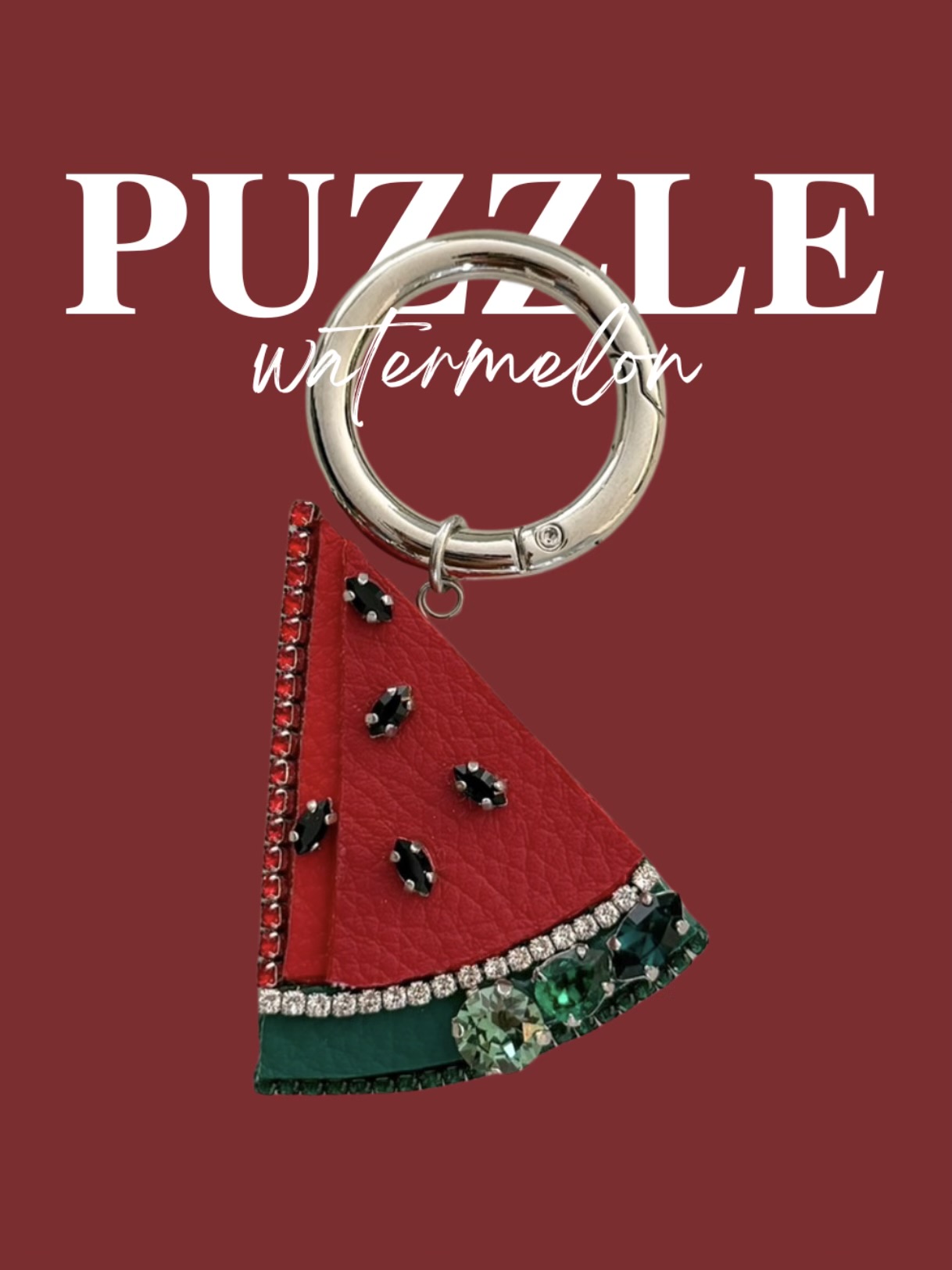 Puzzle watermelonチャームの画像