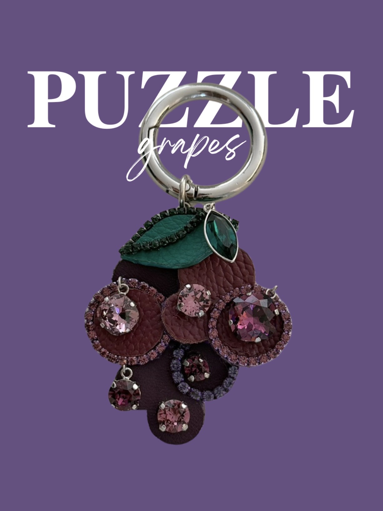 Puzzle grapeチャームの画像