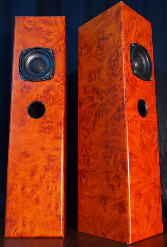 フルレンジバスレフ型自作ピーカー★MONACOR SPH-75/8の画像