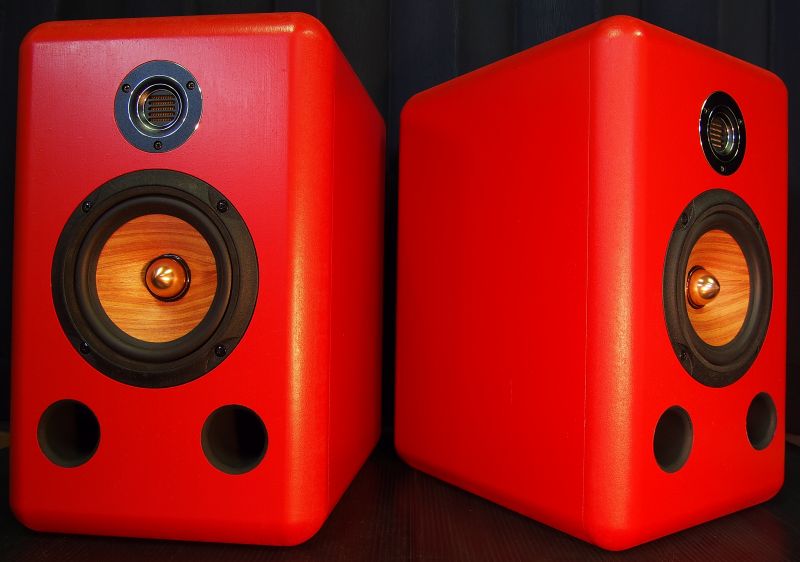 外装選択式★特厚箱★2Wayバスレフ型自作スピーカー★PARC Audio DCU-151W AMTリボンツィーターの画像