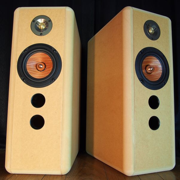 外装選択式★特厚箱★2Wayバスレフ型自作スピーカー★PARC Audio DCU-151W Victor SX-L3用純金プレーティングツィーターの画像