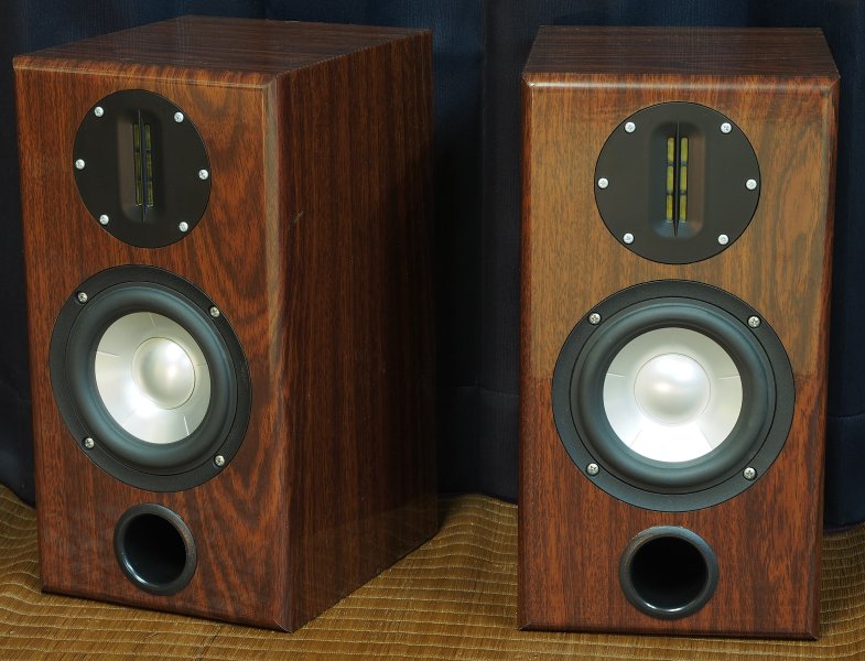 外装選択式★2Wayバスレフ型自作スピーカー★SB ACOUSTICS SB15NAC30-4 アルミウーファー★ AudioPur RT7040-03リボンツィーターの画像