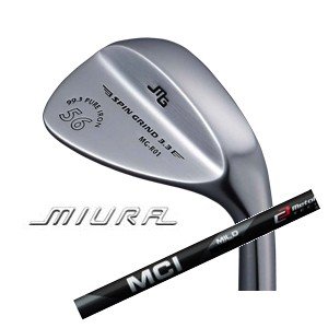 三浦技研 MG-R01 (純鉄) MCI SOLID/MILD MC105WEDGE(フジクラ社製)の画像