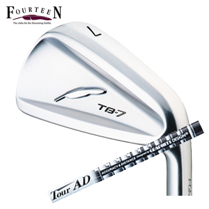 フォーティーン TB-7 FORGED #6～PW 5本組 Tour AD シリーズ AD-55/65TypeII/75/85/95 グラファイトデザイン FOURTEEN 日本正規品 特注カスタムの画像
