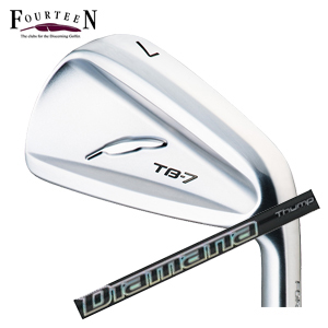 フォーティーン TB-7 FORGED #6～PW 5本組 Diamana Thump Iron ディアマナサンプ 三菱ケミカル社製 FOURTEEN 日本正規品 特注カスタムの画像