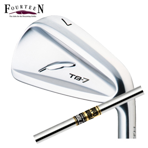 フォーティーン TB-7 FORGED #6～PW 5本組 ダイナミックゴールド トゥルーテンパー社製 FOURTEEN 日本正規品 特注カスタムの画像