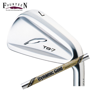 フォーティーン TB-7 FORGED #6～PW 5本組 ダイナミックゴールドEXツアーイシュートゥルーテンパー社製 FOURTEEN 日本正規品 特注カスタムの画像