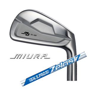 三浦技研 TC-101 Forged #5～PW 6本組 NSPRO ZELOS7(ゼロス7)(ゼロスセブン)(日本シャフト社製)の画像