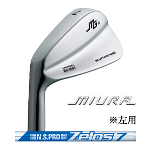 ※左用モデル 三浦技研 MB-8501 #5〜PW 6本組 NSPRO ZELOS7 ゼロス7 ゼロスセブン 日本シャフト社製の画像