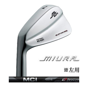 ※左用モデル 三浦技研 MB-8501 単品アイアン MCI BLACK フジクラ社製の画像