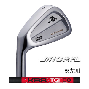 ※左用モデル 三浦技研 CB-8101 #5〜PW 6本組 TGI–TOUR GRAPHITE IRON FST社製の画像
