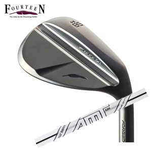 リバーシブルタイプ FOURTEEN カスタム 2本組 フォーティーン ウェッジ ニッケルクロムメッキ ガンブラック RM-α　FOURTEEN  GOLF N.S.PRO 950GH　WF　日本シャフト