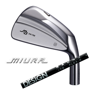 三浦技研 KM-700 #6〜PW 5本組 RAUNE IRON ラウネアイアン グラファイトデザインの画像