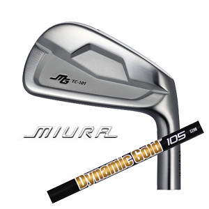 三浦技研 TC-101 Forged 単品アイアン ダイナミックゴールド105オニキスブラック(ONYX BLACK)の画像