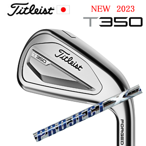 2023 T350 #6〜PW+WEDGE(48度) 6本組 PROJECT X LZ(プロジェクトX LZ) タイトリスト 日本仕様正規販売店 特注カスタムの画像