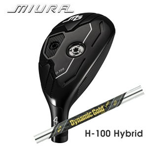 三浦技研 H-100 ハイブリッド　 ダイナミックゴールドMID 115(ミッド115) トゥルーテンパー社製の画像