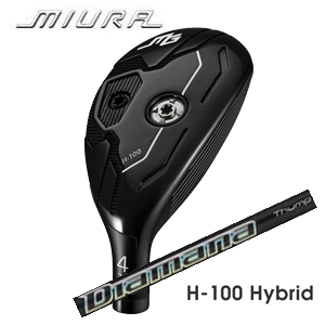 三浦技研 H-100 ハイブリッド　  Diamana Thump Iron ディアマナサンプ 三菱ケミカル社製の画像