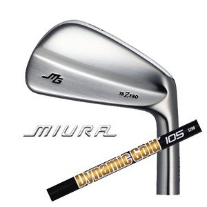 三浦技研 TB-ZERO Forged 単品アイアン ダイナミックゴールド105オニキスブラック(ONYX BLACK)の画像