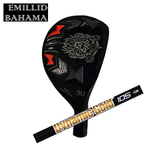 エミリッドバハマ カールヴィンソン CV8ユーティリティ ダイナミックゴールド105オニキスブラック ONYX BLACK トゥルーテンパー社製 EMILLID BAHAMA 日本仕様 特注カスタムの画像