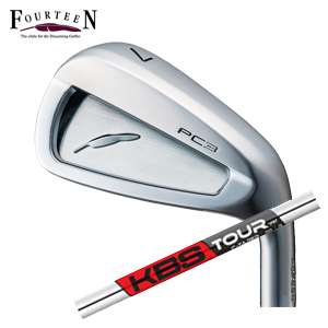 フォーティーン PC3 ('24) ニッケルクロムメッキ仕上げ 単品アイアン #5,#6 KBS C-TAPER シーテーパー FST社製 FOURTEEN2024年5月17日発売 特注カスタムの画像