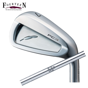 フォーティーン PC3 ('24) ニッケルクロムメッキ仕上げ #7～PW 4本組 N.S.PRO 950GH WF 日本シャフト社製 FOURTEEN 2024年5月17日発売 特注カスタムの画像