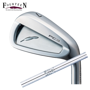 フォーティーン PC3 ('24) ニッケルクロムメッキ仕上げ #7～PW 4本組 N.S.PRO 950GH HT 日本シャフト社製 FOURTEEN 2024年5月17日発売 特注カスタムの画像