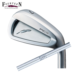 フォーティーン PC3 ('24) ニッケルクロムメッキ仕上げ #7～PW 4本組 N.S.PRO 950GH 日本シャフト社製 FOURTEEN 2024年5月17日発売 特注カスタムの画像