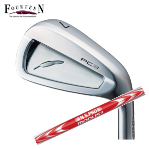 フォーティーン PC3 ('24) ニッケルクロムメッキ仕上げ 単品アイアン #5,#6 N.S.PRO MODUS3 TOUR115 FOURTEEN2024年5月17日発売 特注カスタムの画像