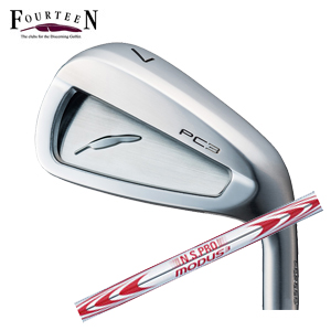 フォーティーン PC3 ('24) ニッケルクロムメッキ仕上げ #7～PW 4本組 N.S.PRO MODUS3 TOUR130 FOURTEEN 2024年5月17日発売 特注カスタムの画像