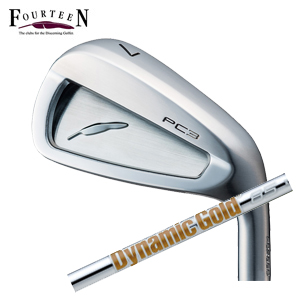 フォーティーン PC3 ('24) ニッケルクロムメッキ仕上げ 単品アイアン #5,#6 ダイナミックゴールド85 トゥルーテンパー社製 FOURTEEN2024年5月17日発売 特注カスタムの画像