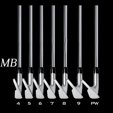 MB24/CB24 #6～PW 5本組  UST mamiya シャフト各種(ATTAS,Recoil など)　BETTINARDI ベティナルディの画像