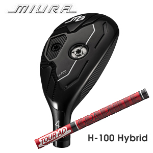 三浦技研 H-100 ハイブリッド　Tour AD VF HYBRID グラファイトデザイン社製の画像