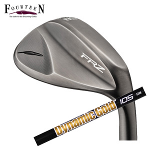 フォーティーン FRZ ウェッジ スモーキーサテン仕上げ ダイナミックゴールド105オニキスブラック ONYX BLACK トゥルーテンパー社製 FOURTEEN 特注カスタムの画像