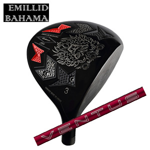 エミリッドバハマ カールヴィンソン CV8フェアウェイウッド 24 VENTUS RED ベンタスレッド(フジクラ社製) EMILLID BAHAMA 日本仕様 特注カスタムの画像