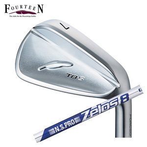 フォーティーン 2025 TB-5 FORGED #6～PW 5本組 N.S.PRO ZELOS 8 NSプロ ゼロスエイト 日本シャフト社製 FOURTEEN 特注カスタムの画像